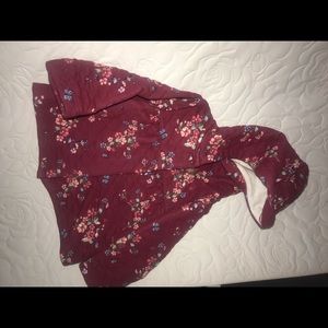Baby girl sweater coat